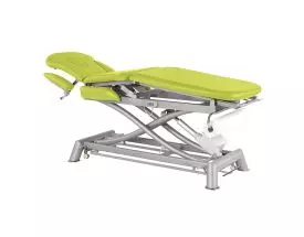 Table de massage électrique multi-fonction 3 plans avec accoudoirs Ecopostural C7931