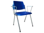 Chaise visiteur empilable avec accoudoirs