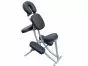 Chaise de massage en aluminium PraxiLine Noire