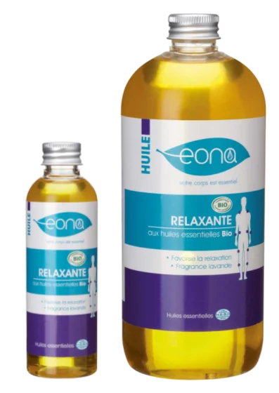 Huile de massage relaxante Bio Eona