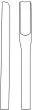 Dissecteur Nopa pour lifting facial droit  (21 cm)
