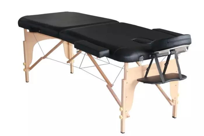 Table de Massage pliante en bois Mediprem Eco Pro Noire